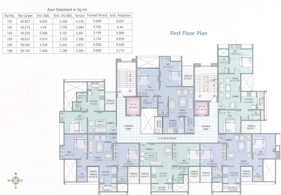 Images for Cluster Plan of Pride Galaxy Apartment