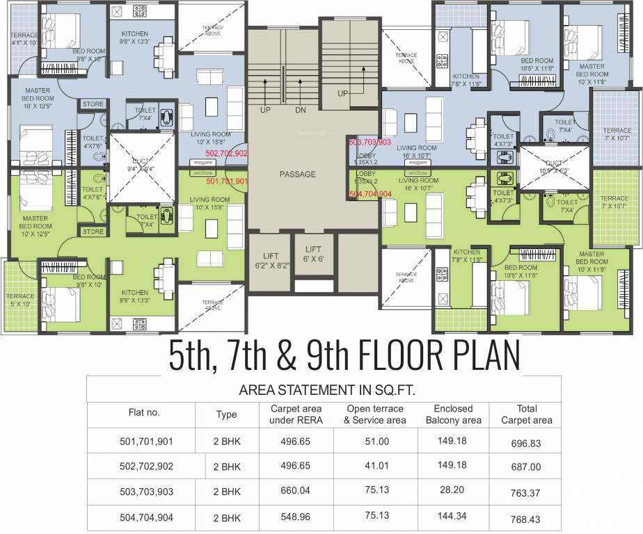 Images for Cluster Plan of Lanke Westen Tower