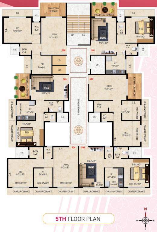 Images for Cluster Plan of Villa Orchid Villa
