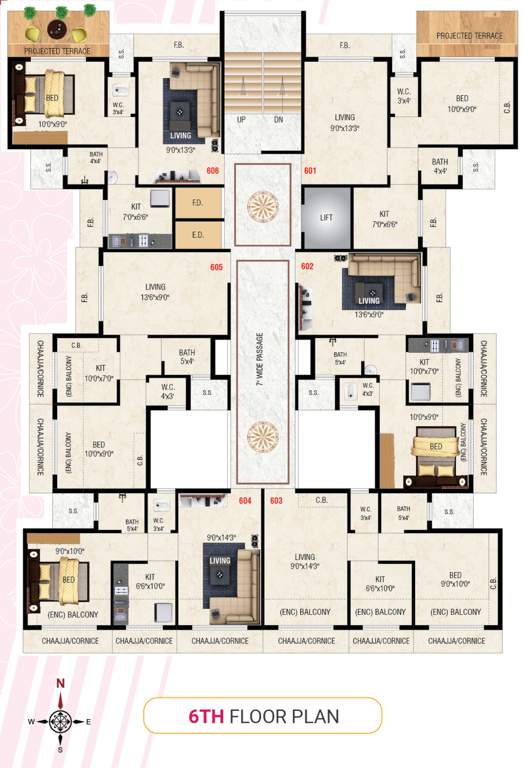 Images for Cluster Plan of Villa Orchid Villa
