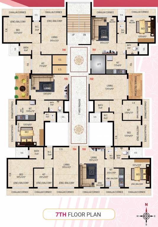 Images for Cluster Plan of Villa Orchid Villa