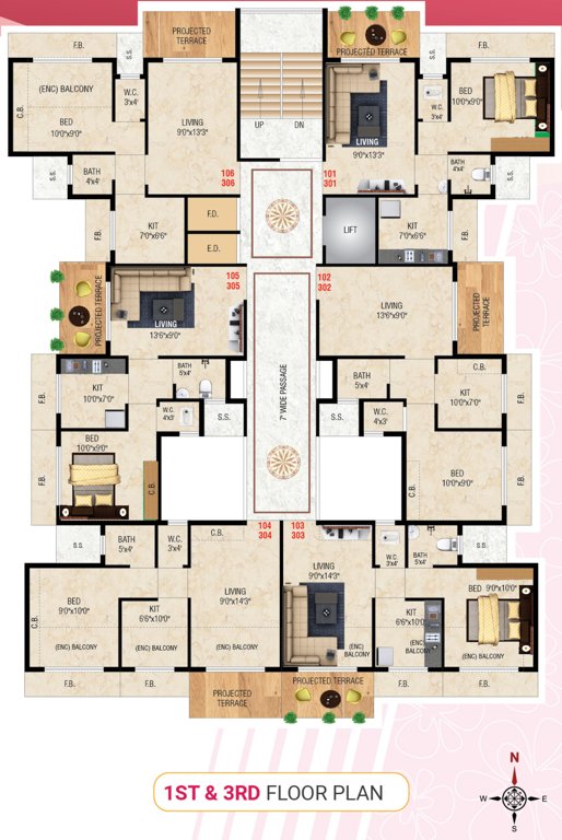 Images for Cluster Plan of Villa Orchid Villa