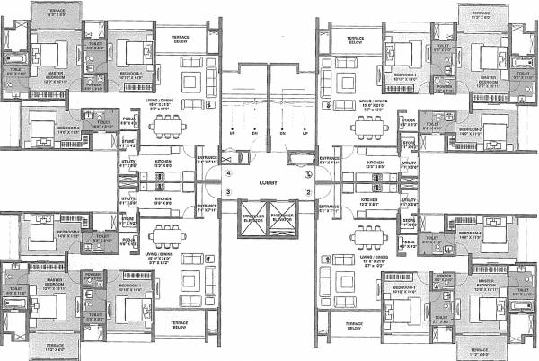 Images for Cluster Plan of Lodha Belmondo Estancia B