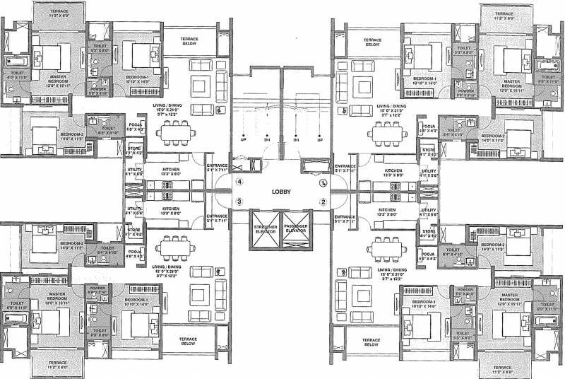 Images for Cluster Plan of Lodha Belmondo Estancia B