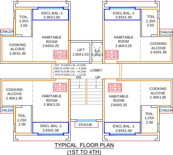 Images for Cluster Plan of Qualcon Palms