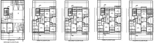  sky-crysta Sky Crysta Cluster Plan from ground to 4th Floor