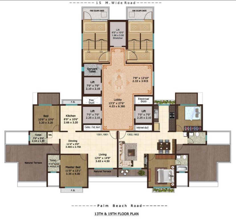 avisaa Avisaa Cluster Plan for 13th & 19th Floor