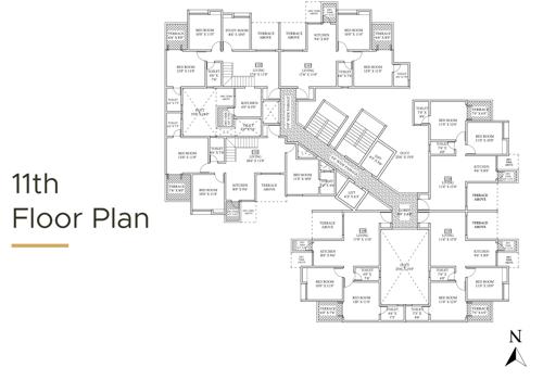  royale-phase-ii Building D, E, F, G, H, I Cluster Plan for 11th Floor