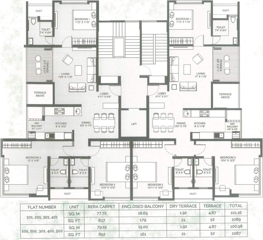Images for Cluster Plan of Raviraj The Secret Garden