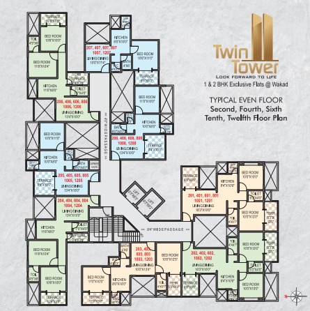  twin-towers Cluster Plan