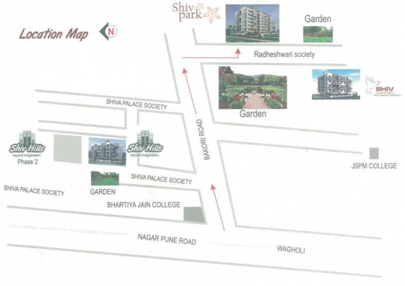 Images for Location Plan of Trimurti Shiv Park Wagholi