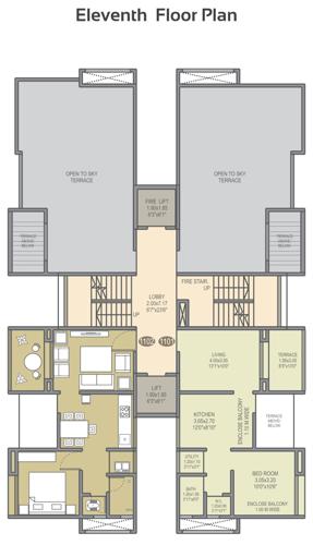  atul-avenue-a Building A Cluster Plan for 11th Floor