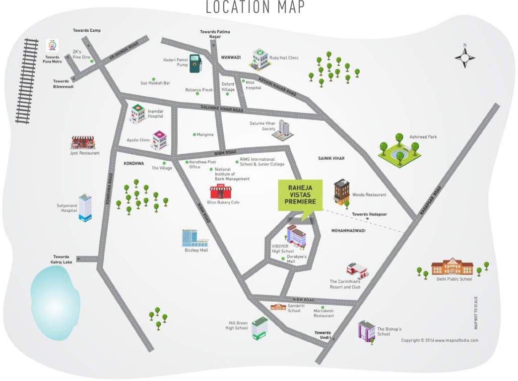 Images for Location Plan of Raheja Vistas Premiere Magna