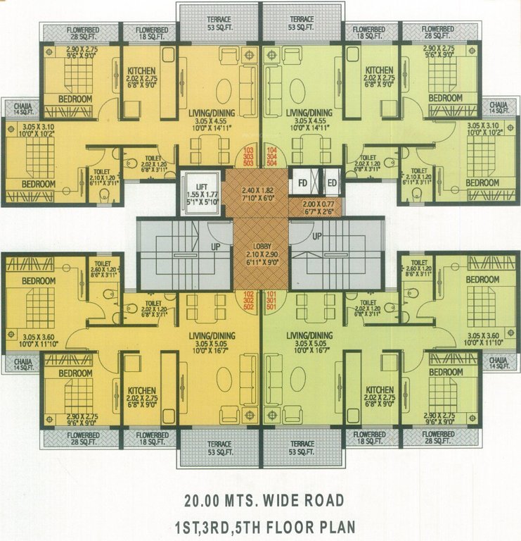 Images for Cluster Plan of Jagruti Sai Palace