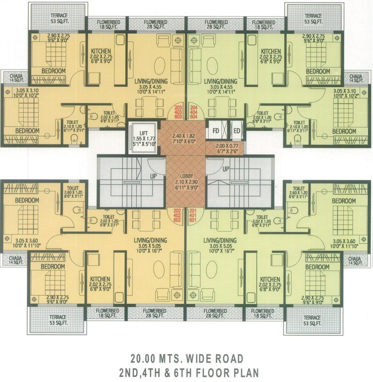 Images for Cluster Plan of Jagruti Sai Palace