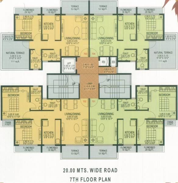 Images for Cluster Plan of Jagruti Sai Palace