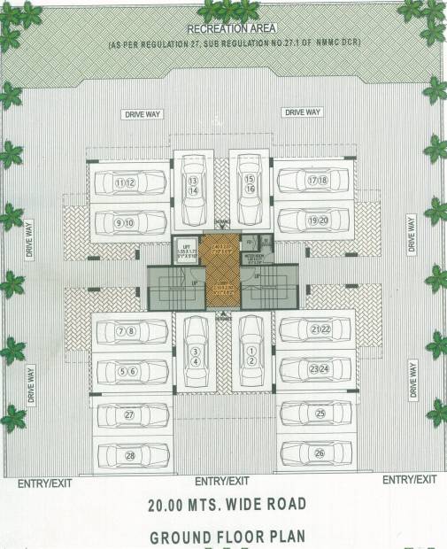 Images for Cluster Plan of Jagruti Sai Palace