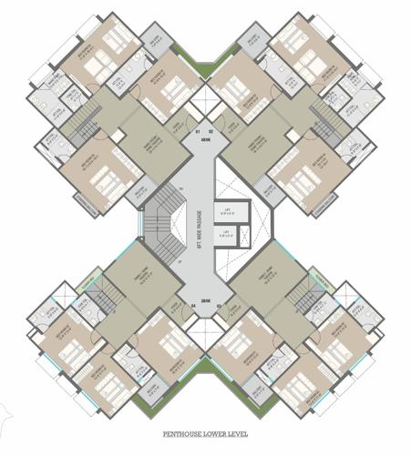serene Chamunda Serene Cluster Plan