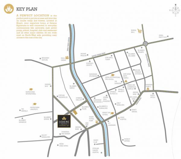  serene Location Plan