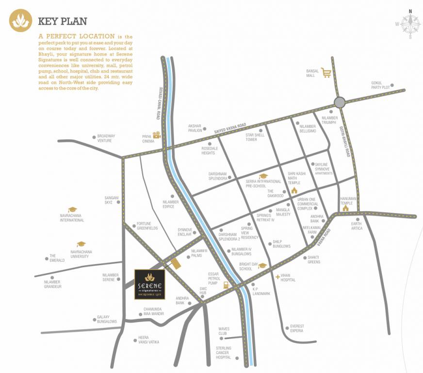  serene Location Plan