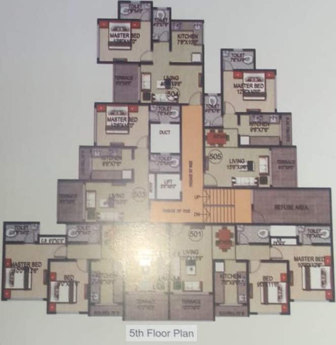 Images for Cluster Plan of Shri Kalki Tulsi Tower