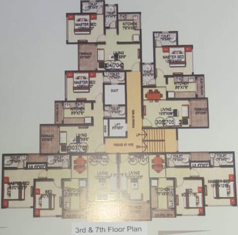 Images for Cluster Plan of Shri Kalki Tulsi Tower