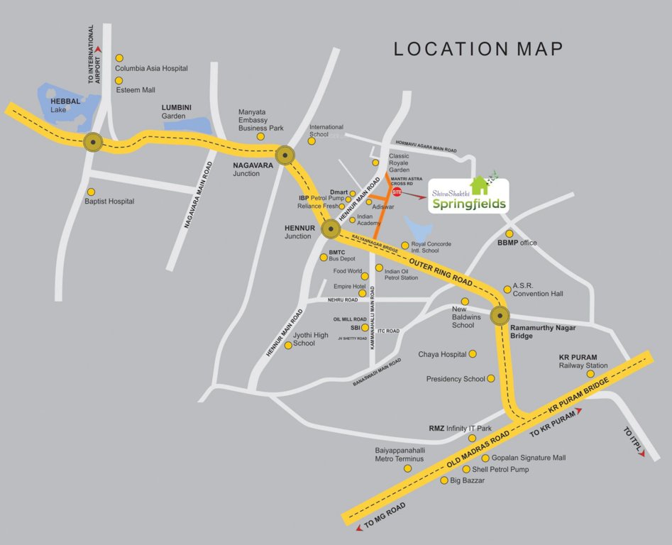  springfields Location Plan