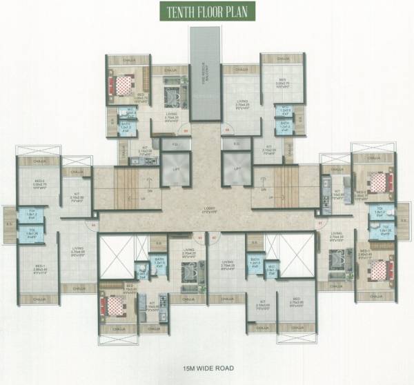Images for Cluster Plan of S M Olive Paradise