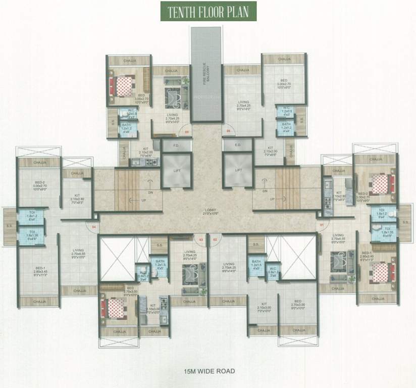 Images for Cluster Plan of S M Olive Paradise