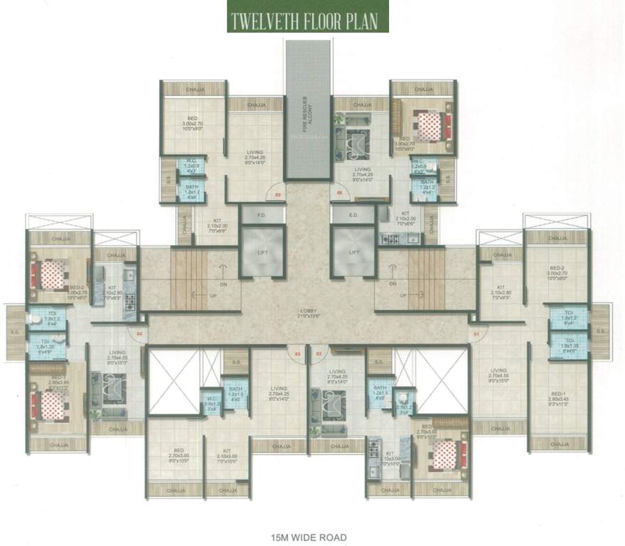 Images for Cluster Plan of S M Olive Paradise