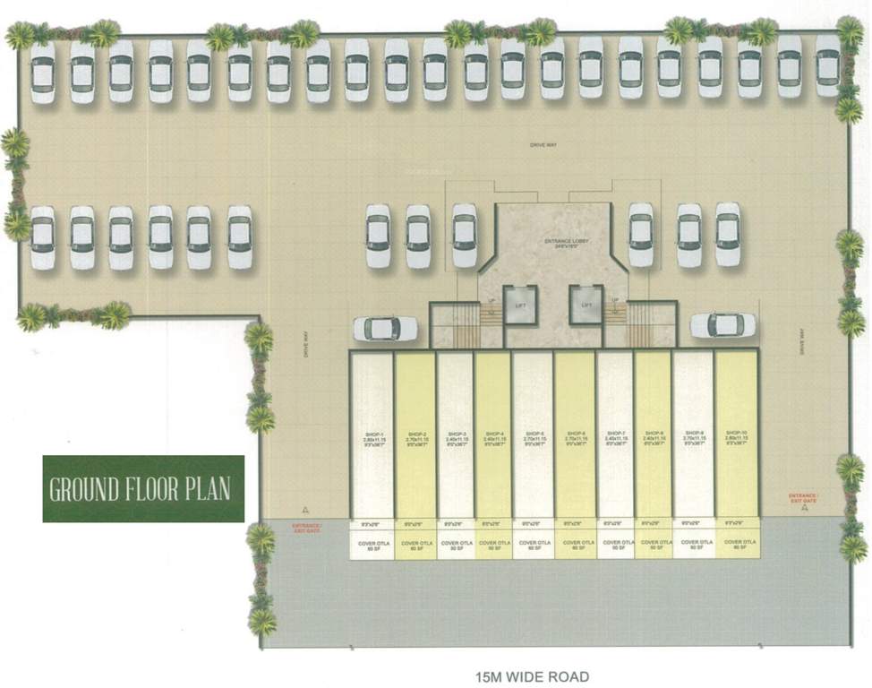 Images for Cluster Plan of S M Olive Paradise