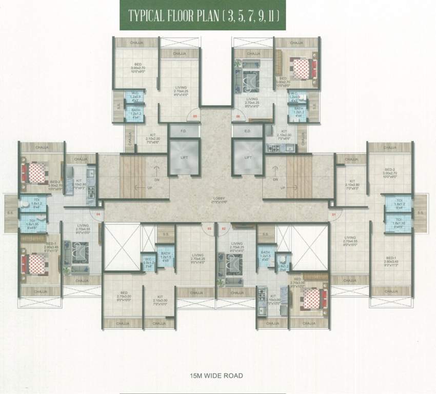 Images for Cluster Plan of S M Olive Paradise