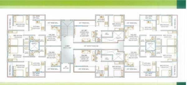 Images for Cluster Plan of Om Green Park