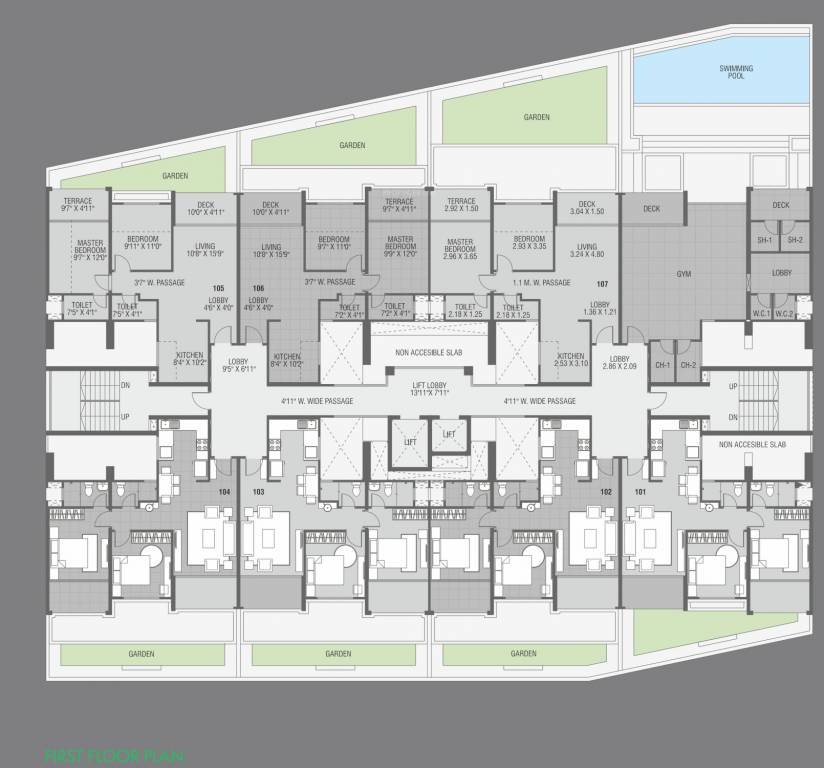 global lifestyle Global Lifestyle A Cluster Plan for First Floor