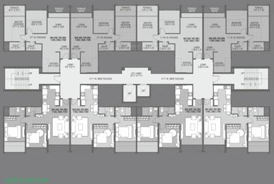  global-lifestyle Global Lifestyle - A Cluster Plan for Odd Floor