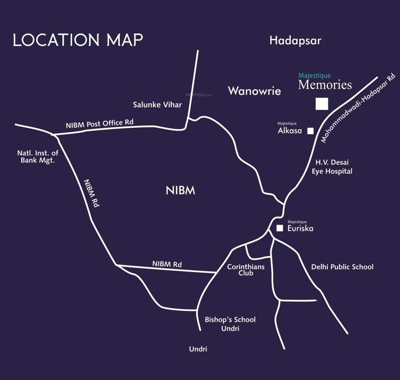 Images for Location Plan of Majestique Memories 90 Phase I