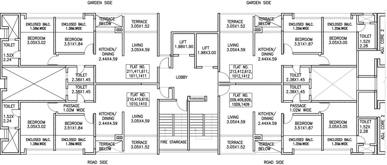 Images for Cluster Plan of Kumar Pebble Park Anand 3 A1 Core3