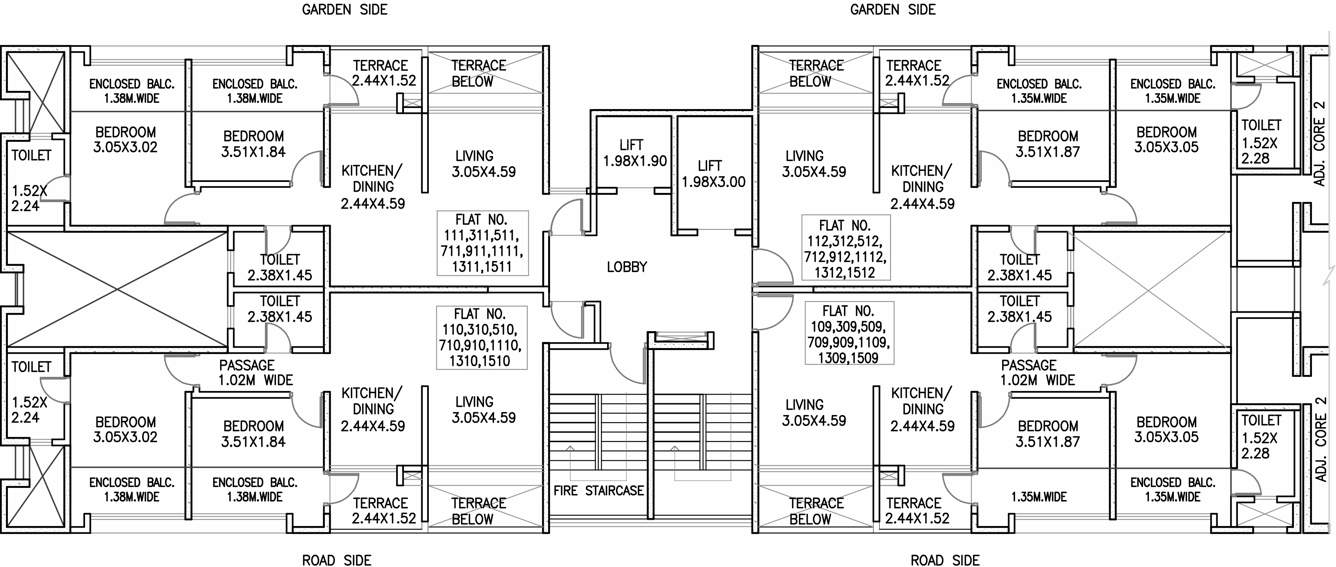 Images for Cluster Plan of Kumar Pebble Park Anand 3 A1 Core3