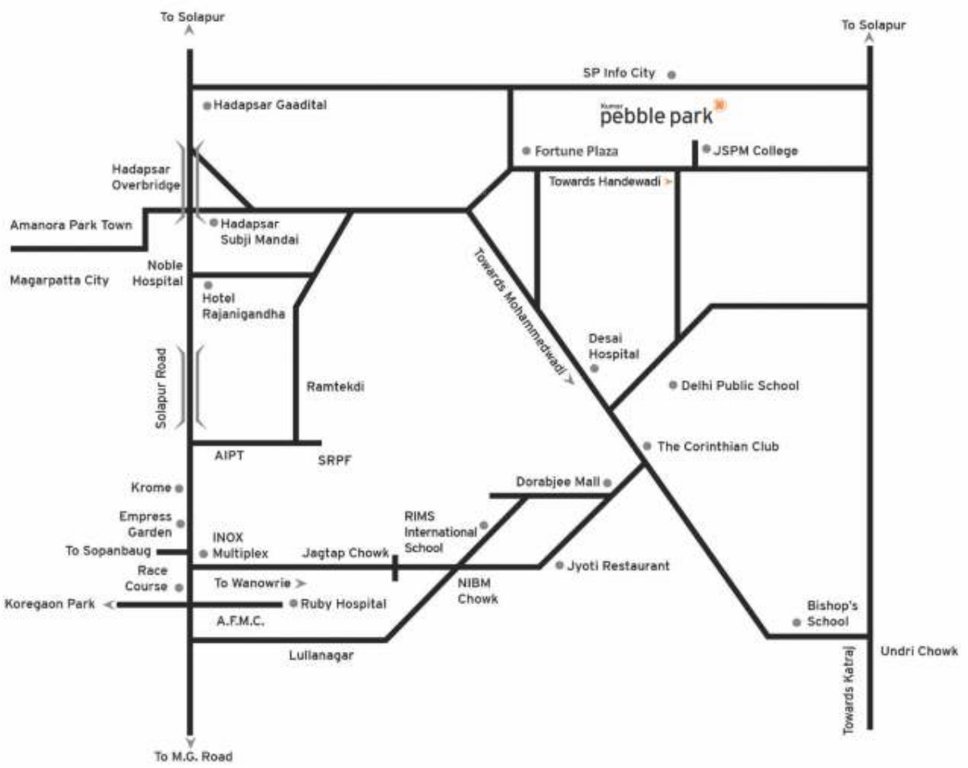 Images for Location Plan of Kumar Pebble Park Anand 3 A1 Core3