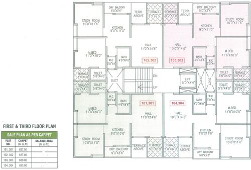 Images for Cluster Plan of Vastuspace Swapnashilpa Heights