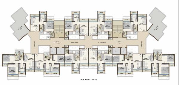  river-view Aastha River View Cluster Plan for 16th Floor