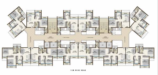  river-view Aastha River View Cluster Plan for 3rd Floor