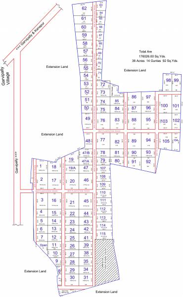 Images for Layout Plan of Vardhan Prakruthi Vanam