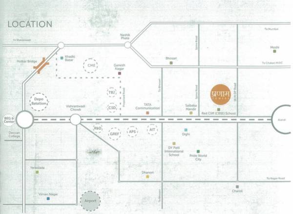 Images for Location Plan of Amis Pranam Towers