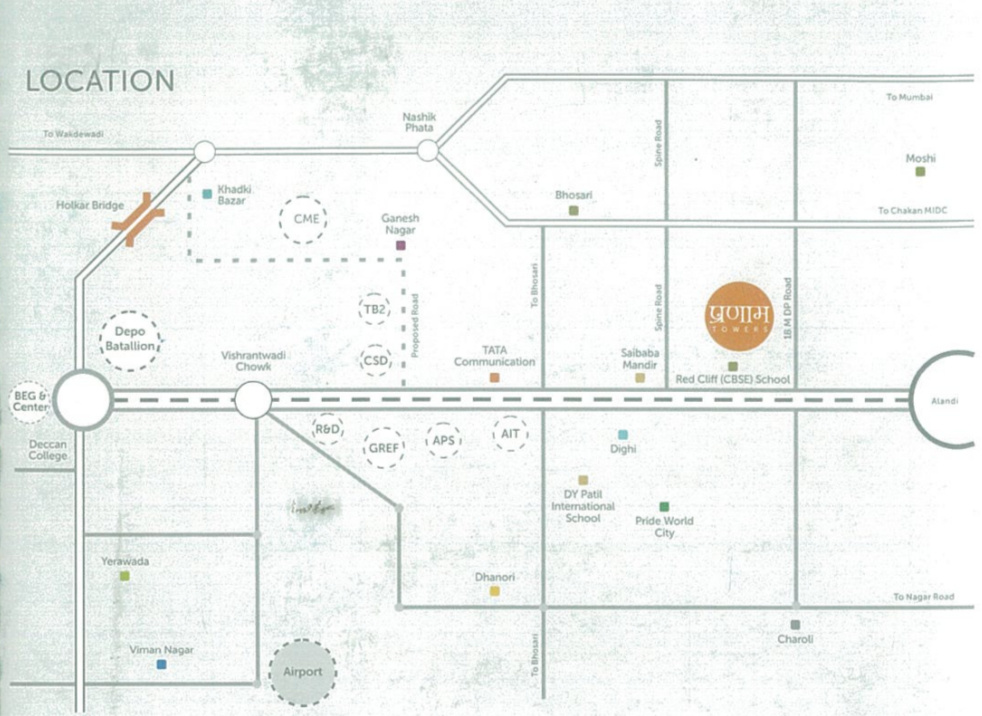 Images for Location Plan of Amis Pranam Towers