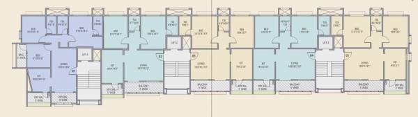  riverside Nirman Riverside Typical Cluster Plan