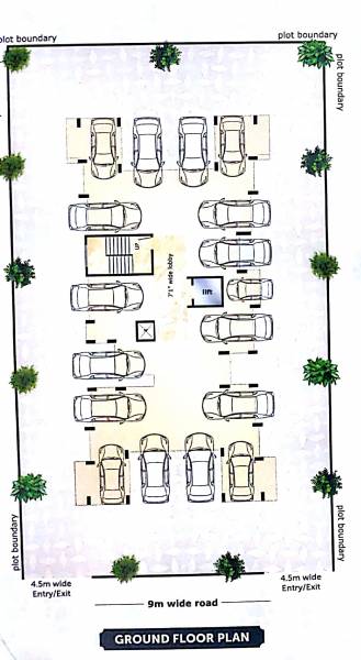  niwas Hari Niwas Cluster Plan for ground Floor