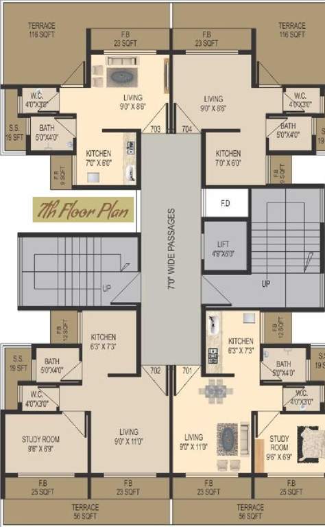 Images for Cluster Plan of Omcon Om Arch Villa