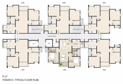  lakewoods-towers-a-b-c Tower 4 Typical Cluster Plan