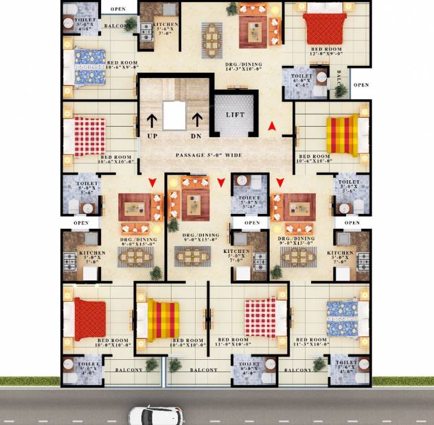 Images for Cluster Plan of Avantika Homes